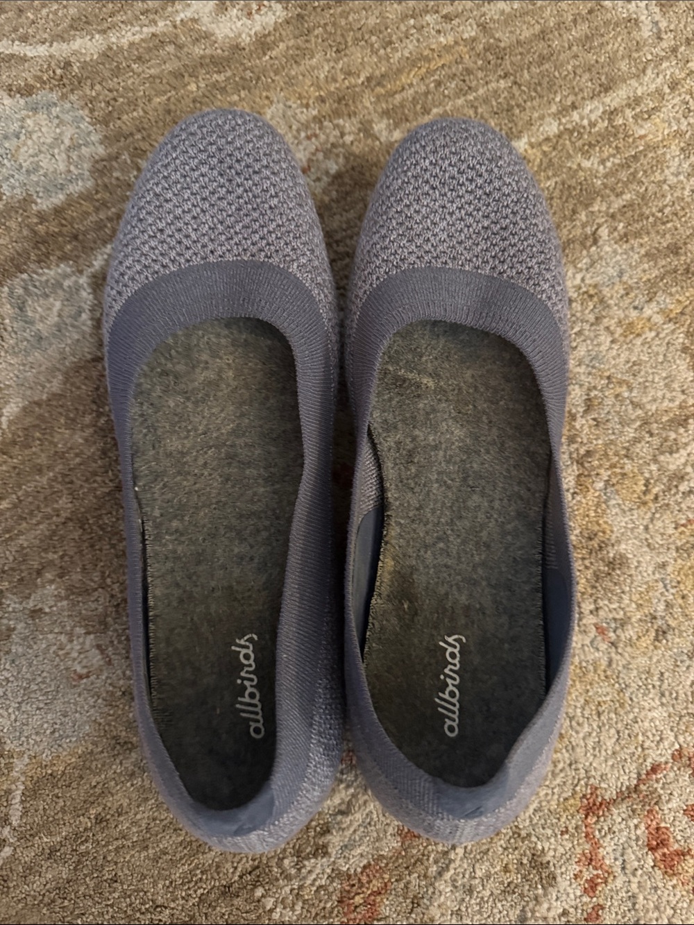 allbirds Women's Charcoal Knit Slip-On Flats